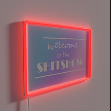 Charger l'image dans la galerie, Retro-inspired warning sign that's equal parts warning and decorative statement piece.