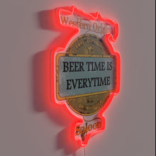 Charger l'image dans la galerie, Authentic Handcrafted Western Style Neon Sign with Vibrant RGB Lighting