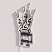 Charger l'image dans la galerie, Wheat Beer Neon Sign, Colorful RGB Lighting for Home Bars