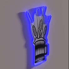 Charger l'image dans la galerie, Vibrant neon light illuminates love for wheat beer anywhere always