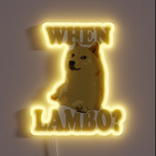 Charger l'image dans la galerie, Add a pop of color with this Lamborghini-inspired neon sign.