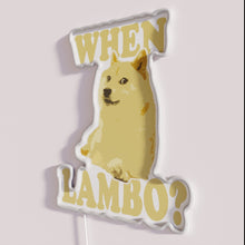 Charger l'image dans la galerie, Lambo inspired vibrant RGB neon wall art decoration lighting accents