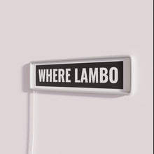 Charger l'image dans la galerie, Electric Luxury Neon Wall Sign Featuring Lamborghini Logo Design