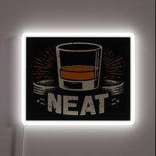 Charger l'image dans la galerie, Classic cocktail spirits illuminated in vibrant whiskey-inspired RGB neon lighting.