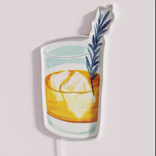 Charger l'image dans la galerie, Whiskey On The Rocks Neon Sign for Modern Whiskey Lovers