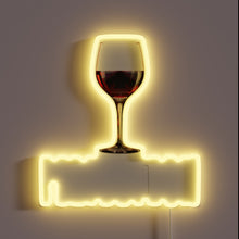 Charger l'image dans la galerie, Elegant LED wine bar decoration with customizable color settings