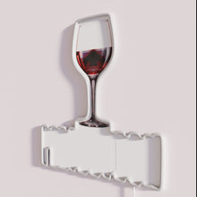 Charger l'image dans la galerie, Eye-catching RGB Neon Sign with Wine Themed Typography and Glowing Accents