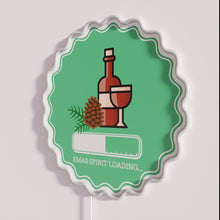 Charger l'image dans la galerie, Neon Christmas Light Sign, Xmas Spirit is Loading Display Decorations