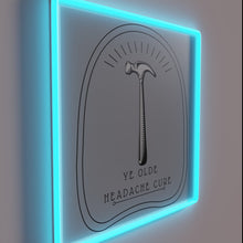 Charger l'image dans la galerie, Vintage inspired headache relief remedy neon lighting decoration sign.