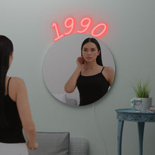 Charger l'image dans la galerie, Customized mirror led birthday years