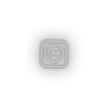Charger l'image dans la galerie, white 200_line_logo_logos led neon factory