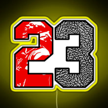 Charger l'image dans la galerie, 23 Cement RGB neon sign yellow