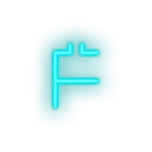 Charger l'image dans la galerie, ice_blue 231_first_coin_coin_crypto_crypto_currency led neon factory