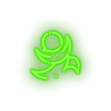 Charger l'image dans la galerie, green 232_golos_coin_crypto_crypto_currency led neon factory