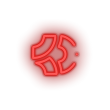 Charger l'image dans la galerie, red 236_game_credits_coin_crypto_crypto_currency led neon factory