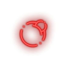 Charger l'image dans la galerie, red 238_red_coin_coin_crypto_crypto_currency led neon factory
