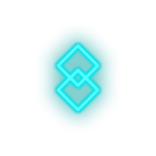 Charger l'image dans la galerie, ice_blue 239_shift_coin_crypto_crypto_currency led neon factory