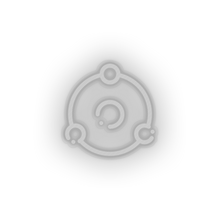 Charger l'image dans la galerie, white 244_ion_coin_crypto_crypto_currency led neon factory