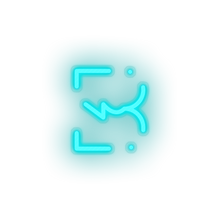 Charger l'image dans la galerie, ice_blue 246_burst_coin_crypto_crypto_currency led neon factory