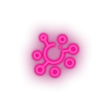 Charger l'image dans la galerie, pink 253_elastic_coin_crypto_crypto_currency led neon factory