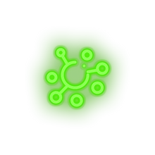 Charger l'image dans la galerie, green 253_elastic_coin_crypto_crypto_currency led neon factory