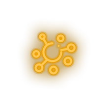 Charger l'image dans la galerie, warm_white 253_elastic_coin_crypto_crypto_currency led neon factory