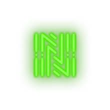Charger l'image dans la galerie, green 254_neoscoin_coin_crypto_crypto_currency led neon factory