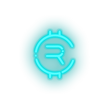 Charger l'image dans la galerie, ice_blue 255_rubycoin_coin_crypto_crypto_currency led neon factory