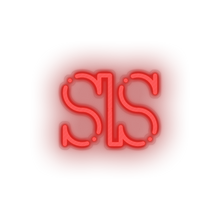 Charger l'image dans la galerie, red 256_salus_coin_crypto_crypto_currency led neon factory