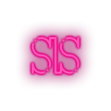 Charger l'image dans la galerie, pink 256_salus_coin_crypto_crypto_currency led neon factory