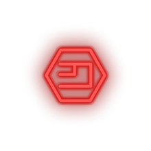 Charger l'image dans la galerie, red 260_emercoin_coin_crypto_crypto_currency led neon factory