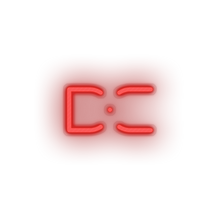 Charger l'image dans la galerie, red 261_decent_coin_crypto_crypto_currency led neon factory