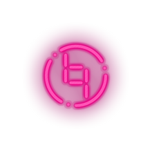 Charger l'image dans la galerie, pink 263_ybcoin_coin_crypto_crypto_currency led neon factory