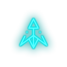 Charger l'image dans la galerie, ice_blue 264_dubaicoin_coin_crypto_crypto_currency led neon factory