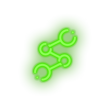 Charger l'image dans la galerie, green 265_spreadcoin_coin_crypto_crypto_currency led neon factory