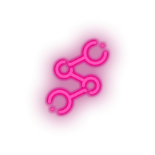 Charger l'image dans la galerie, pink 265_spreadcoin_coin_crypto_crypto_currency led neon factory
