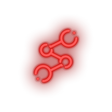 Charger l'image dans la galerie, red 265_spreadcoin_coin_crypto_crypto_currency led neon factory