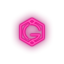 Charger l'image dans la galerie, pink 268_grid_coin_coin_crypto_crypto_currency led neon factory