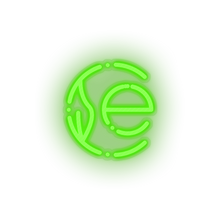 Charger l'image dans la galerie, green 269_earth_coin_coin_crypto_crypto_currency led neon factory