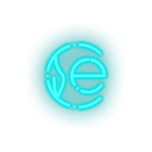 Charger l'image dans la galerie, ice_blue 269_earth_coin_coin_crypto_crypto_currency led neon factory