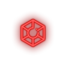 Charger l'image dans la galerie, red 273_expanse_coin_crypto_crypto_currency led neon factory