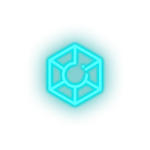 Charger l'image dans la galerie, ice_blue 273_expanse_coin_crypto_crypto_currency led neon factory