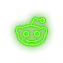 Charger l'image dans la galerie, green 275_reddit_logo led neon factory