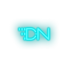 Charger l'image dans la galerie, ice_blue 284_digital_note_coin_crypto_crypto_currency led neon factory
