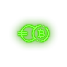 Charger l'image dans la galerie, green 287_eb3_coin_coin_crypto_crypto_currency led neon factory
