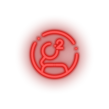 Charger l'image dans la galerie, red 291_groastl_coin_coin_crypto_crypto_currency led neon factory