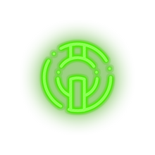 Charger l'image dans la galerie, green 294_io_coin_coin_crypto_crypto_currency led neon factory