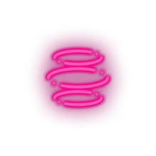 Charger l'image dans la galerie, pink 295_e_dinar_coin_crypto_crypto_currency led neon factory