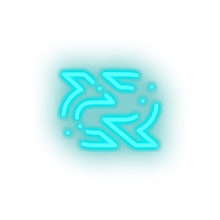 Charger l'image dans la galerie, ice_blue 300_decreed_blockchain_coin_cryptocurrency_reward led neon factory