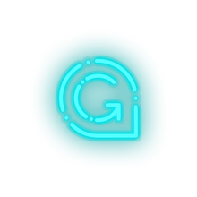 Charger l'image dans la galerie, ice_blue 301_game_credits_coin_crypto_crypto_currency led neon factory